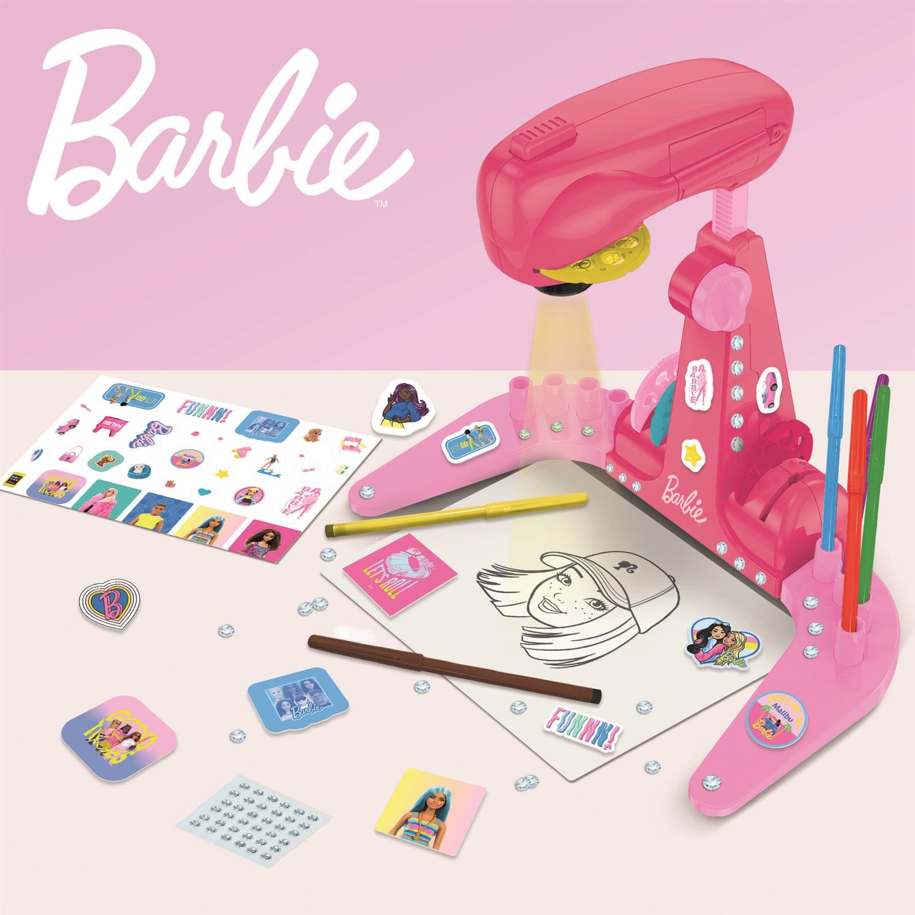Barbie Projector Drawing School