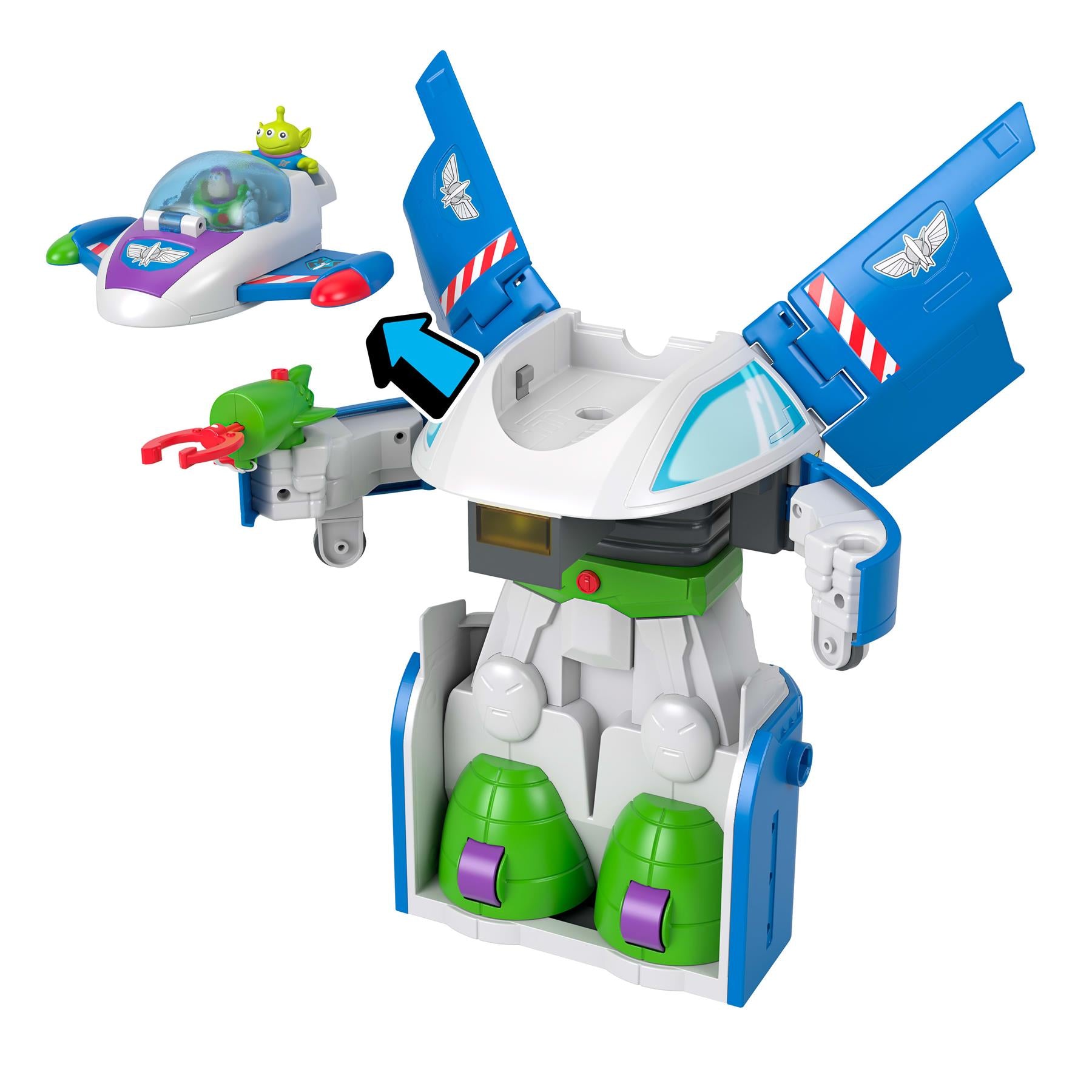 Imaginext Toy Story 3-in-1 Transforming Buzz Lightyear Ship