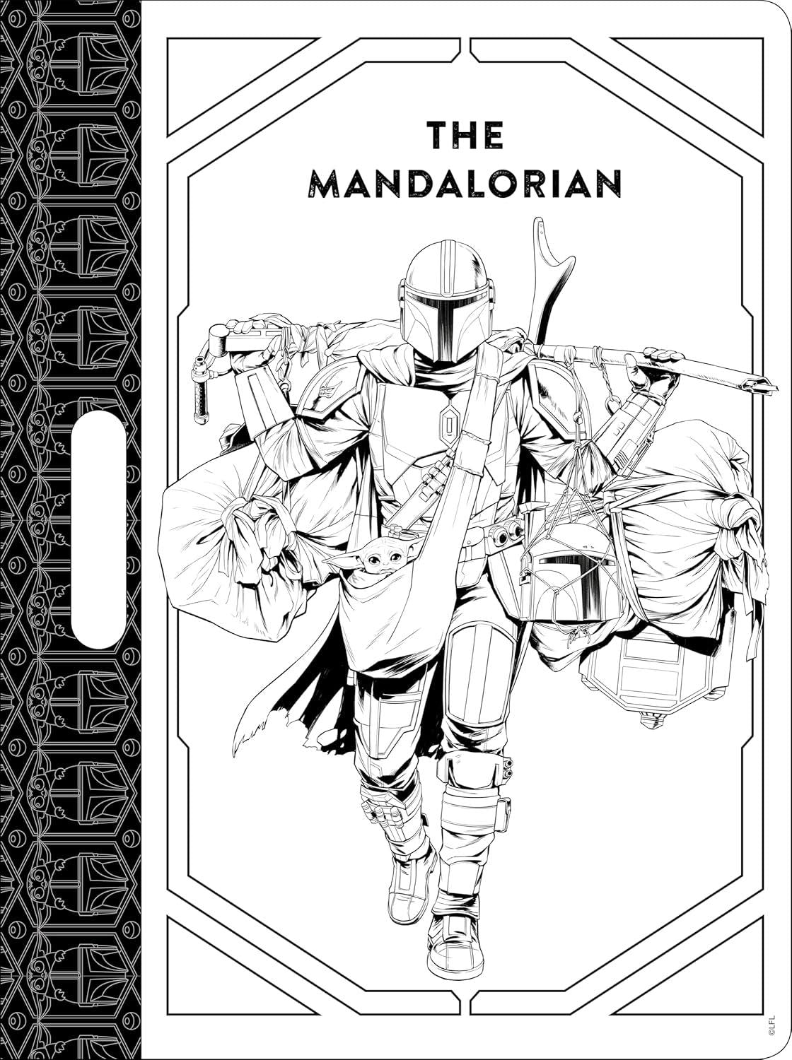 Star Wars The Mandalorian: Giant Colour-Me Pad