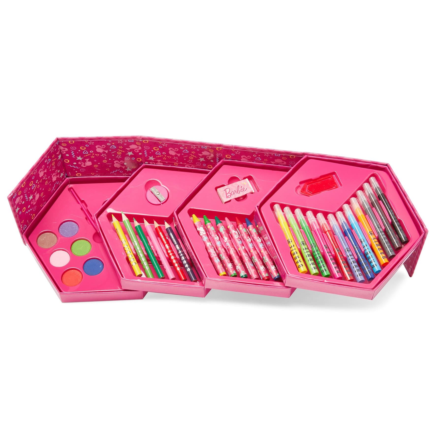 Barbie Deluxe 52-Piece Hexagonal Art Set