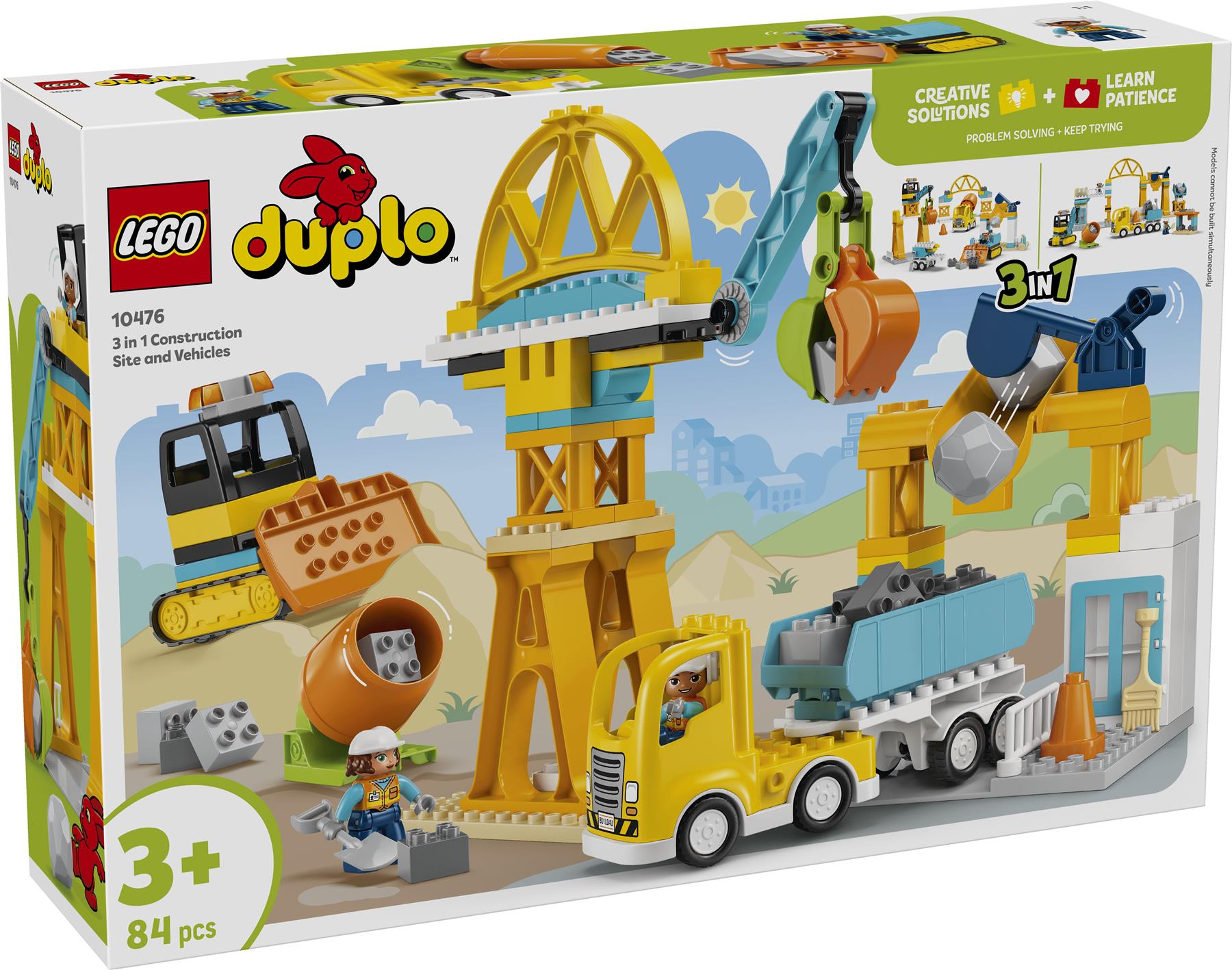 LEGO 3 in 1 Construction Site & Vehicles 10476