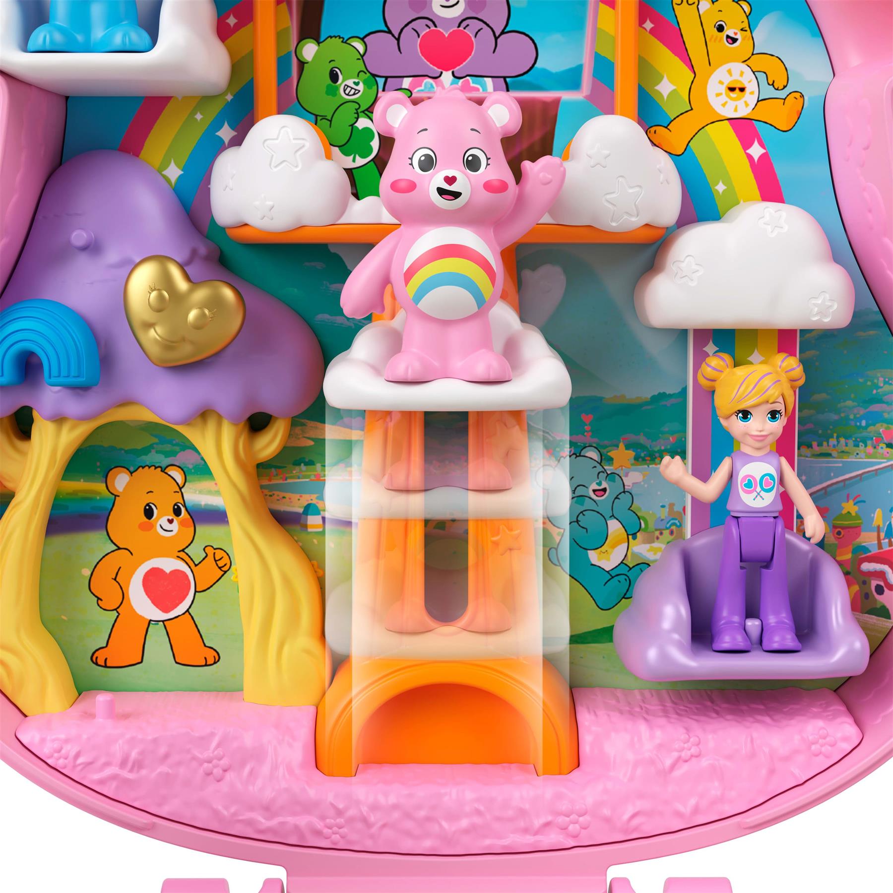 Polly Pocket x Care Bears Dolls & Playset