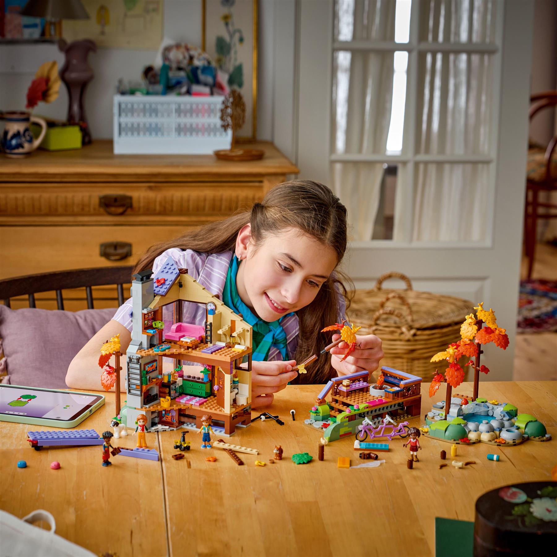 LEGO Friends Cozy Fall Forest Cabin 42705