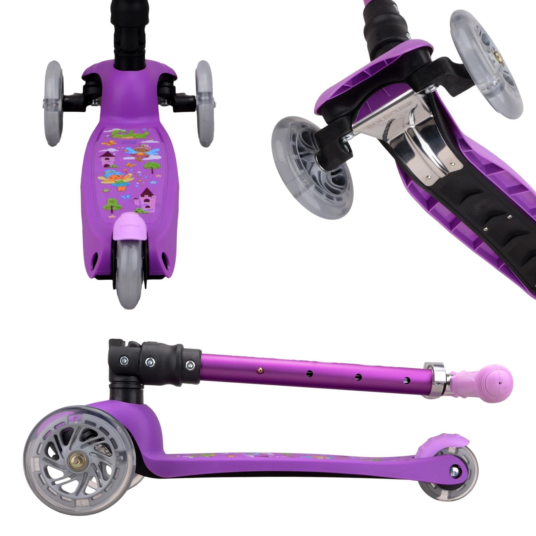 Boldcube Teeny Fold 3 Wheel Scooter - Fairyland