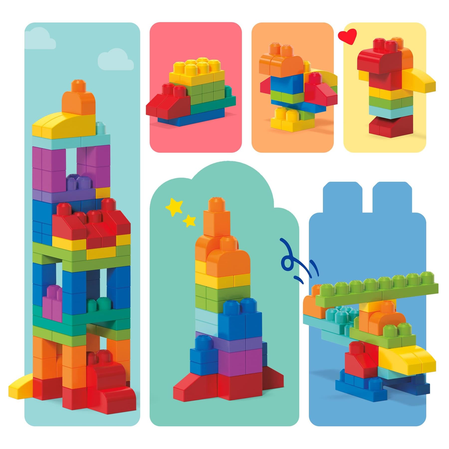 MEGA Bloks First Builders Big Building Bag