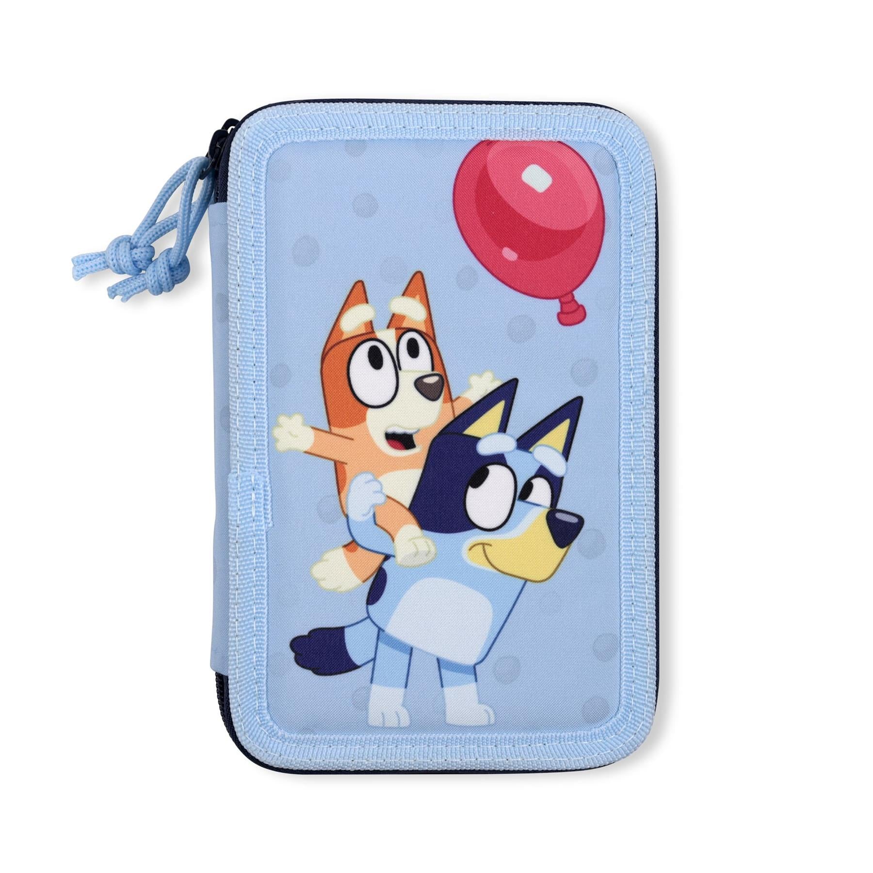 Bluey 2 Zip Stationery Filled Pencil Case