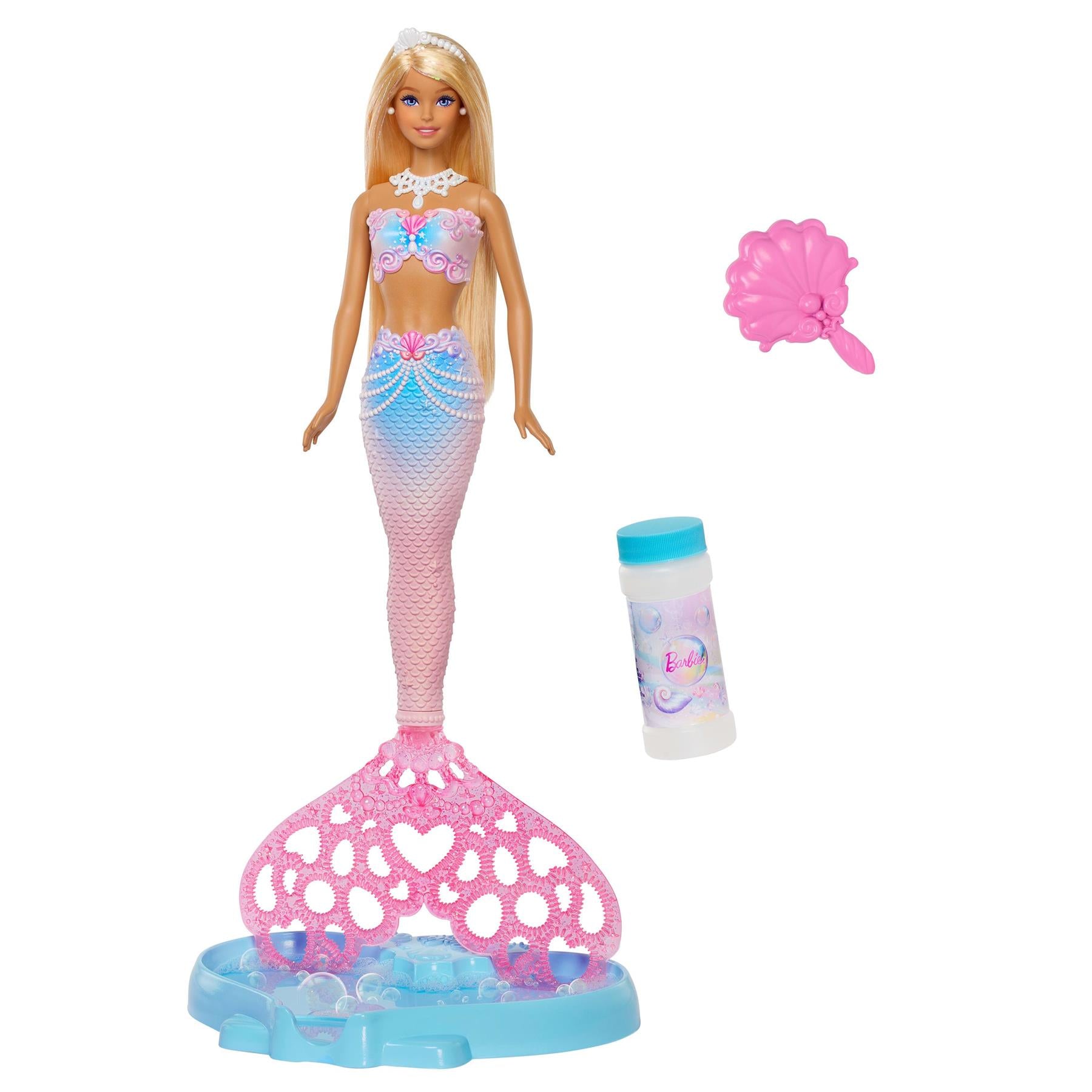 Barbie Bubble Sparkle Mermaid Doll Playset