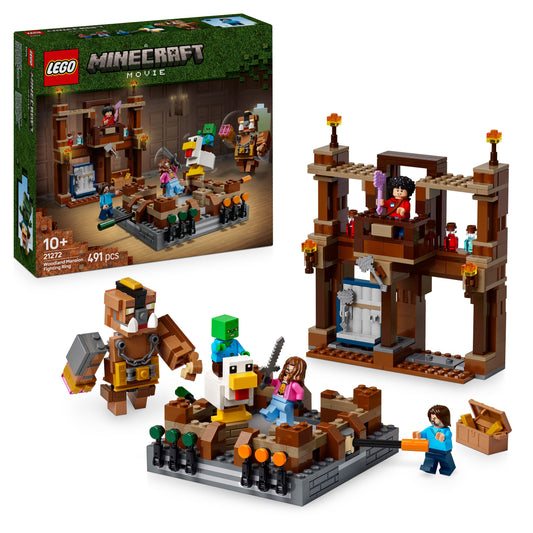 LEGO Minecraft Woodland Mansion Fighting Ring Toy Set 21272