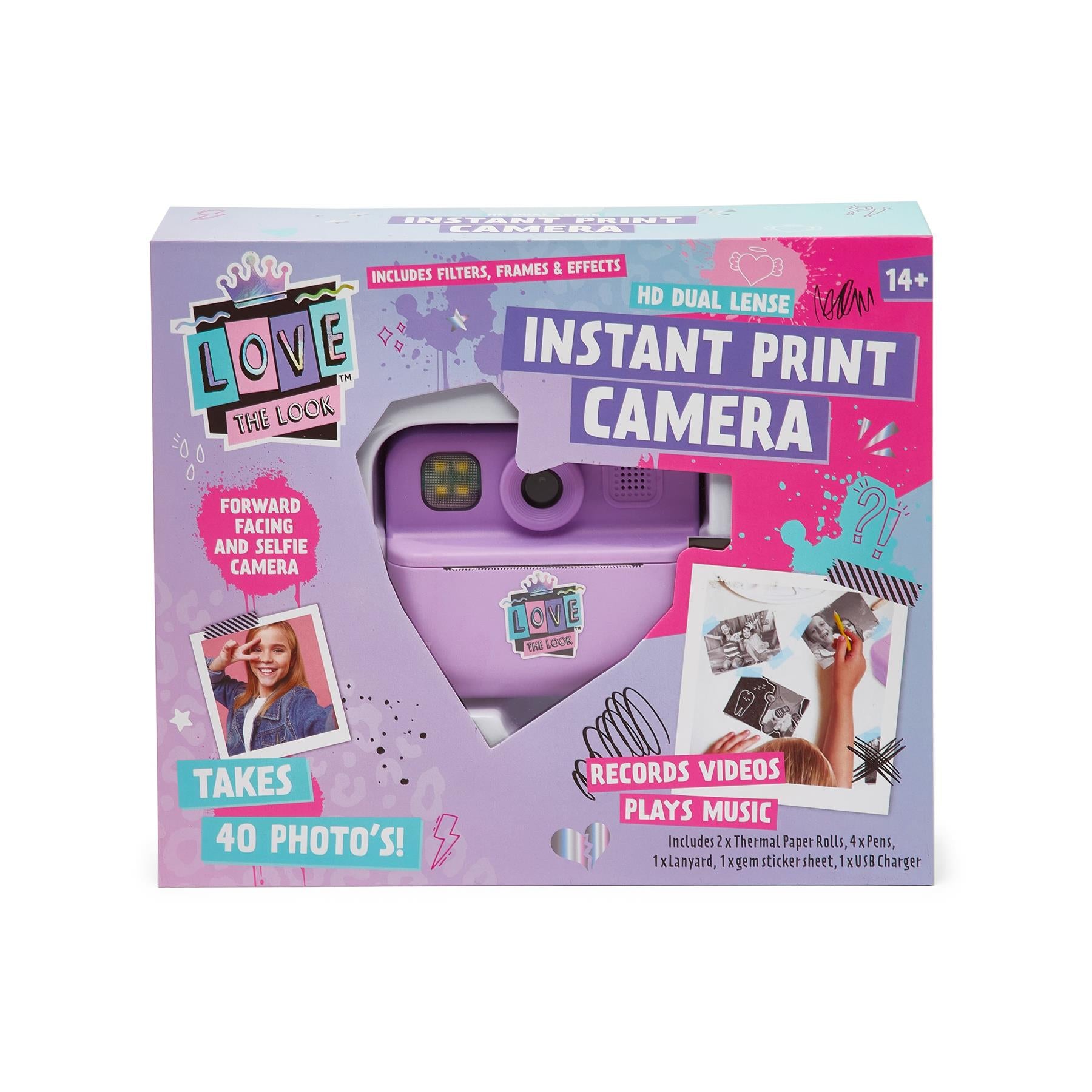 Love The Look Instant Print Camera
