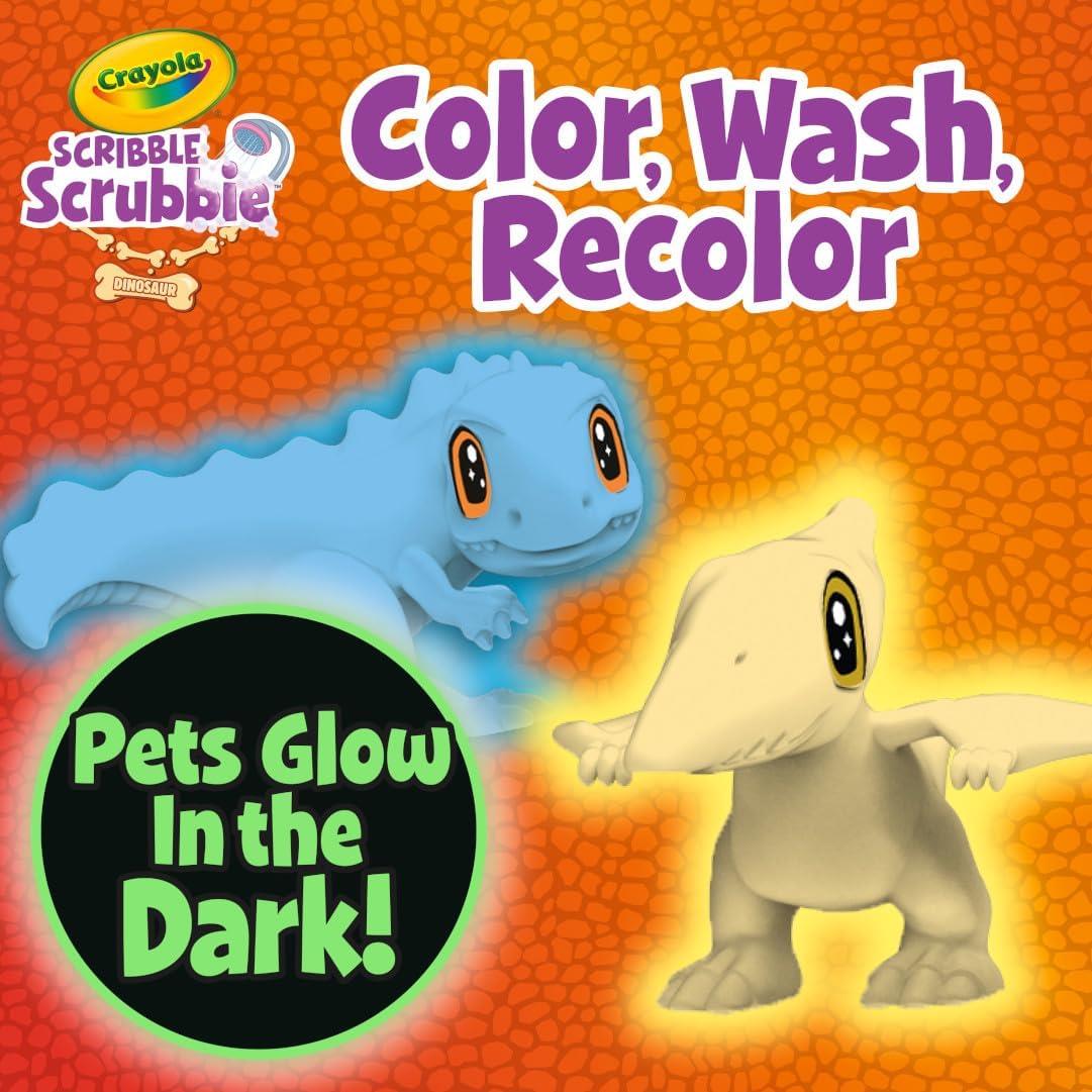Crayola Scribble Scrubbie Glow Dino Pets - 6 Colour Pack