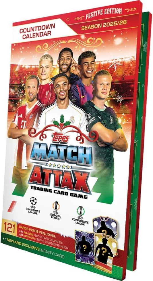 Topps UCC Match Attax 2025/26 - Festive Countdown Advent Calendar