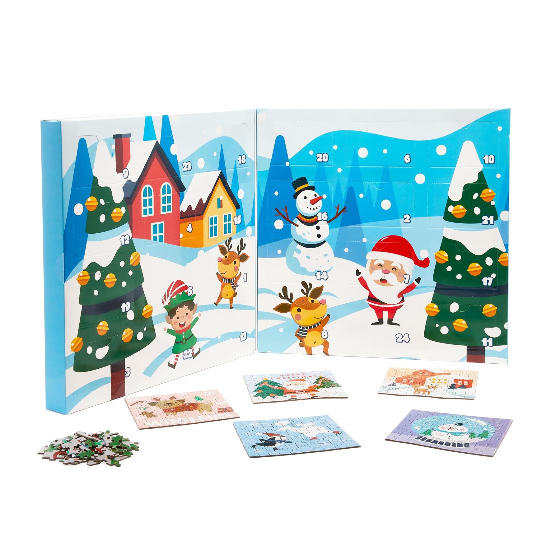 Toymania 24-Day Jigsaw Puzzle Advent Calendar