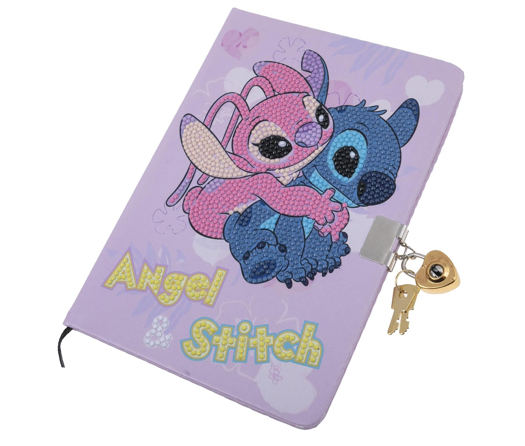 Disney Stitch & Angel Crystal Art Secret Diary