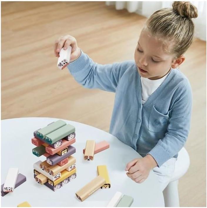 Topbright Wooden Woodble Tower Set