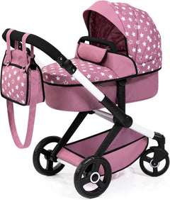 Bayer Doll Combi Pram XEO - Pink