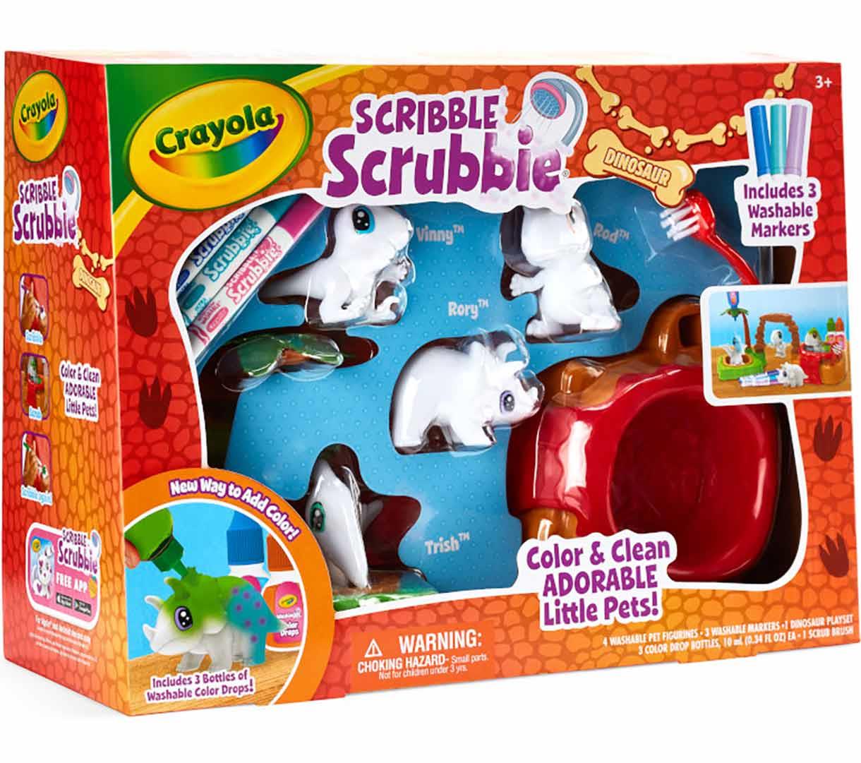Crayola Scibble Scrubbie Pets Dinosaur Island Playset