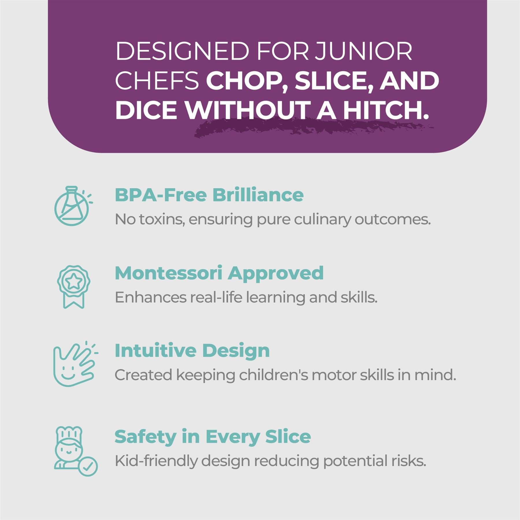 Tovla Jr. Knife & Chopper 5 Piece Set