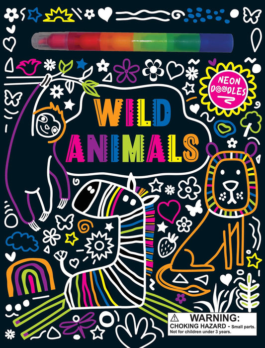 Neon Doodles - Wild Animals