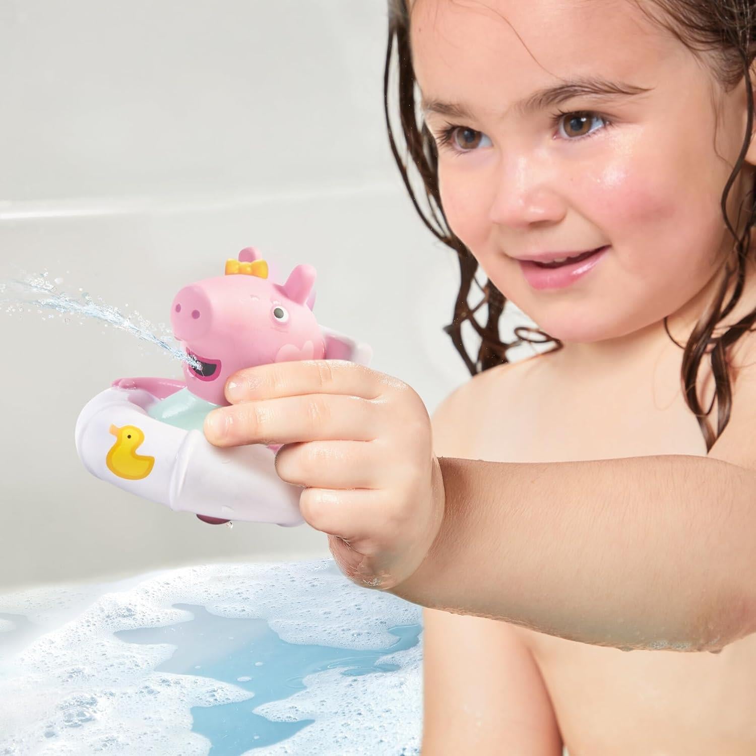 Tomy Toomies Peppa Pig Peppa Bath Squirters Family 5 Pack