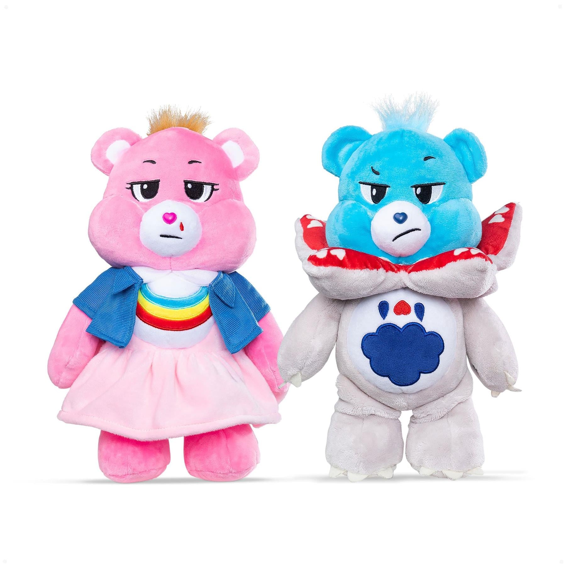 Care Bears- Stranger Things Plush 2-Pack Cheer as Eleven & Grumpy as Demogorgon