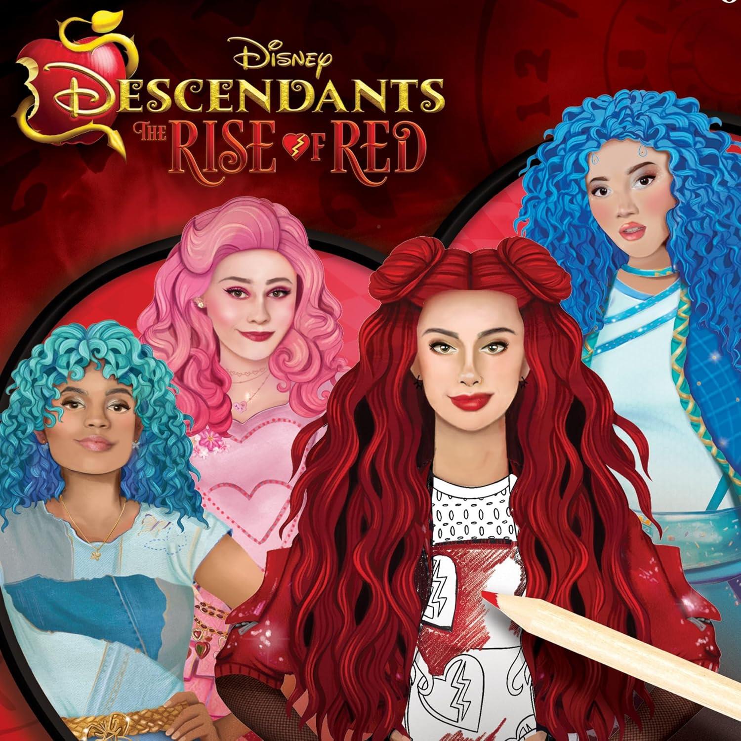 Disney Descendants 4 Rise of Red Fashion Sketchbook