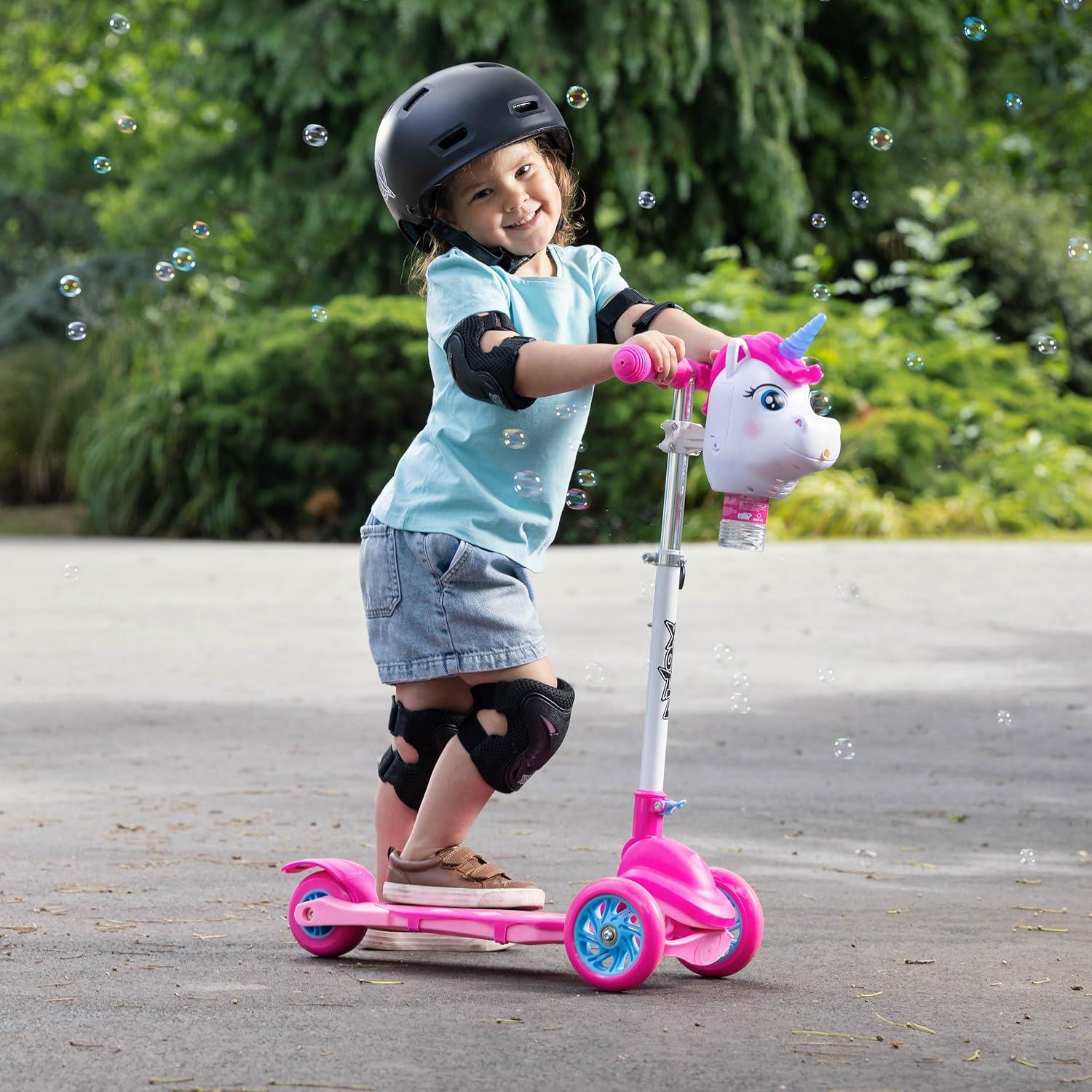 Xootz Bubble Go Unicorn Scooter - Pink