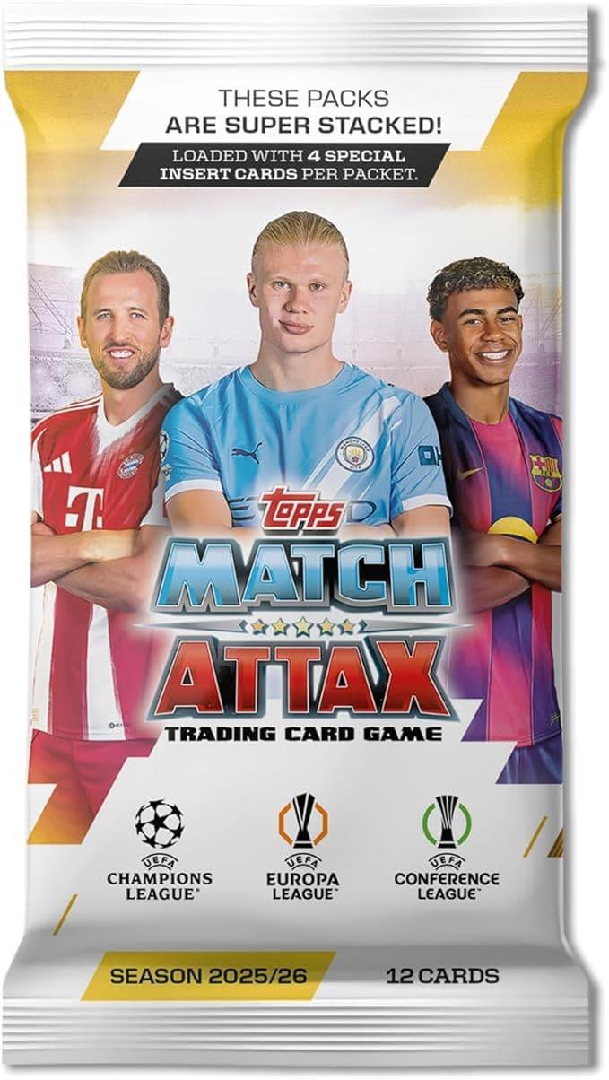 UCC Match Attax 2025/26 Card Packet 32 Packs