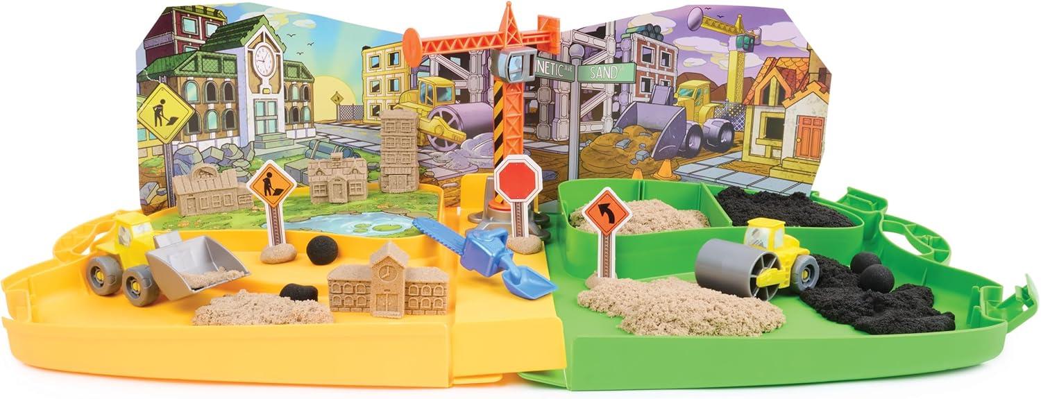 Kinetc Sand Construction Zone Playset
