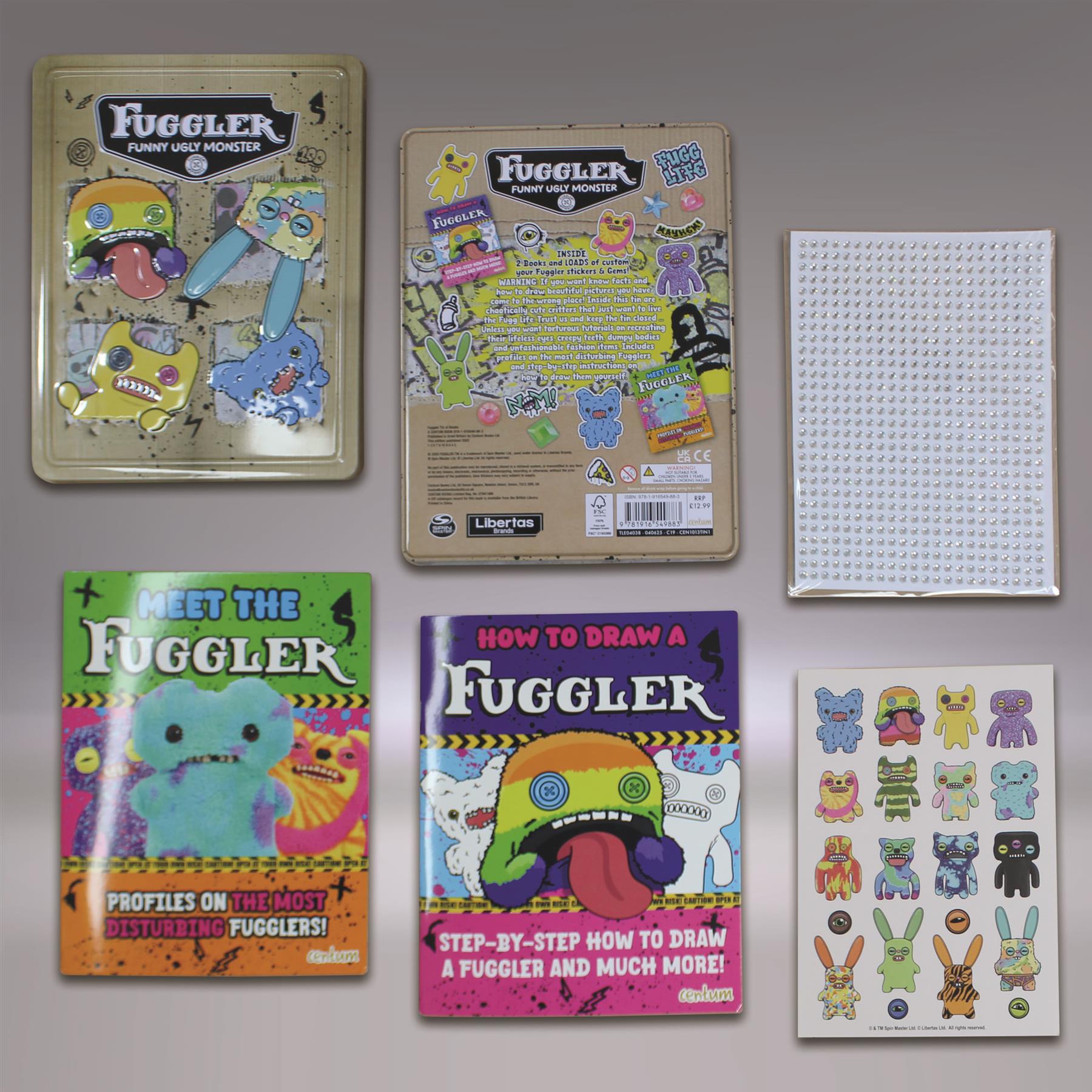 Fuggler Funny Ugly Monster Tin of Books