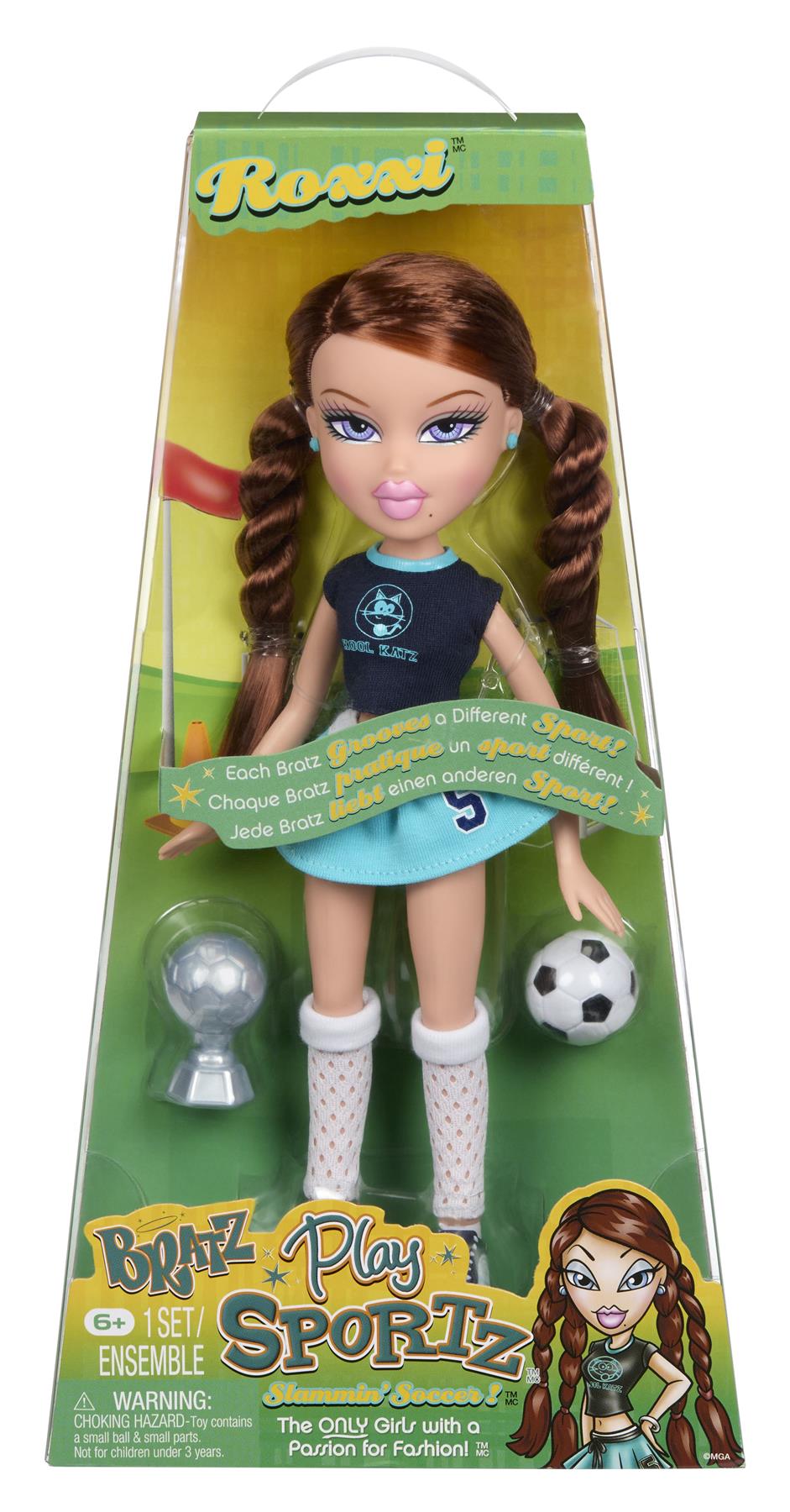Bratz Play Sportz Doll Roxxi - Soccer