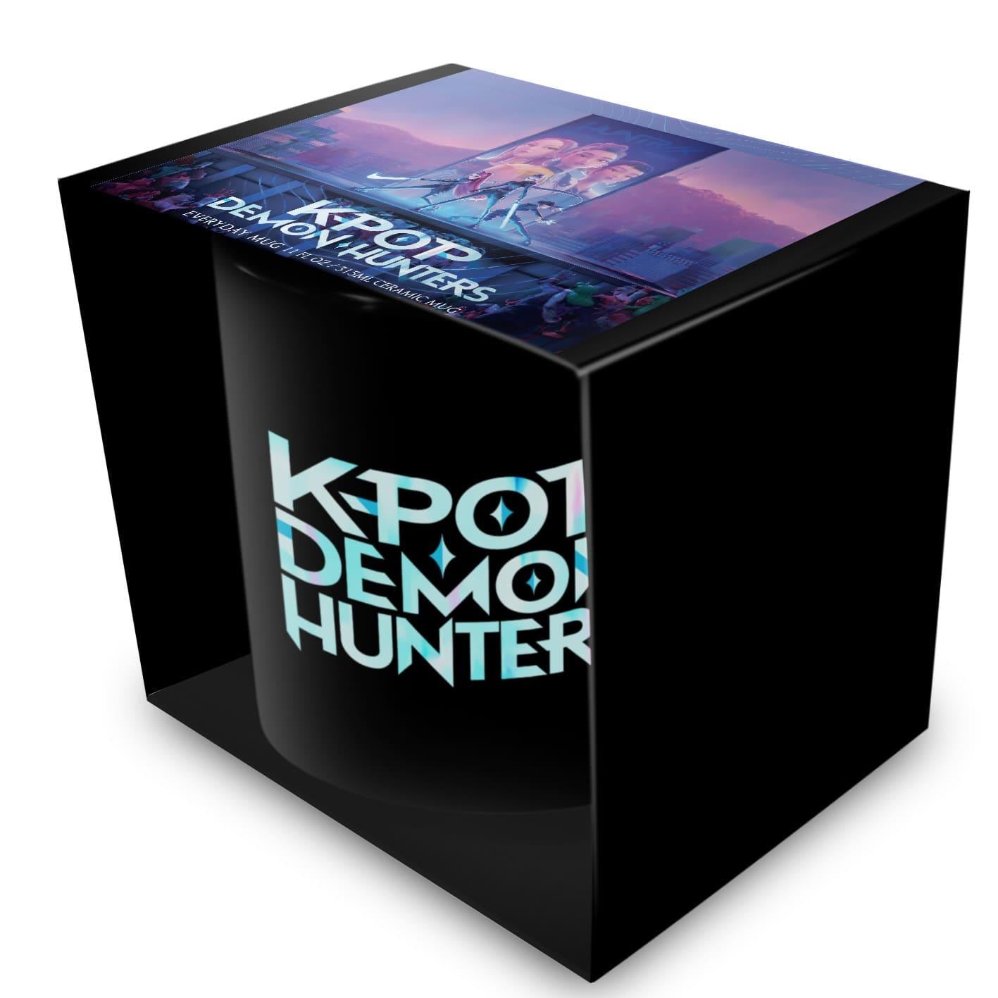 K-POP Demon Hunters K-POP Logo Black Pod Mug