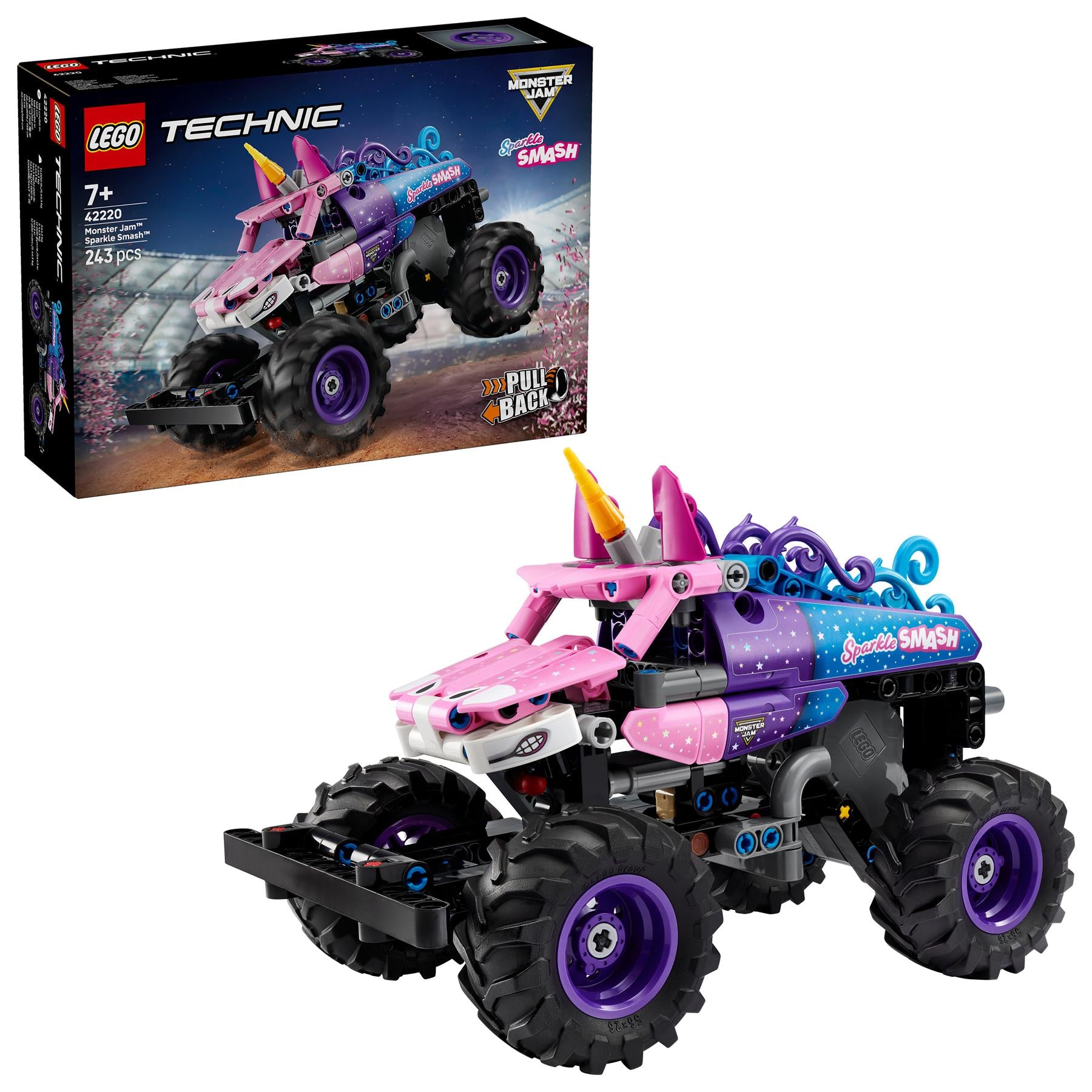 LEGO Technic Monster Jam Sparkle Smash Pull-Back 42220