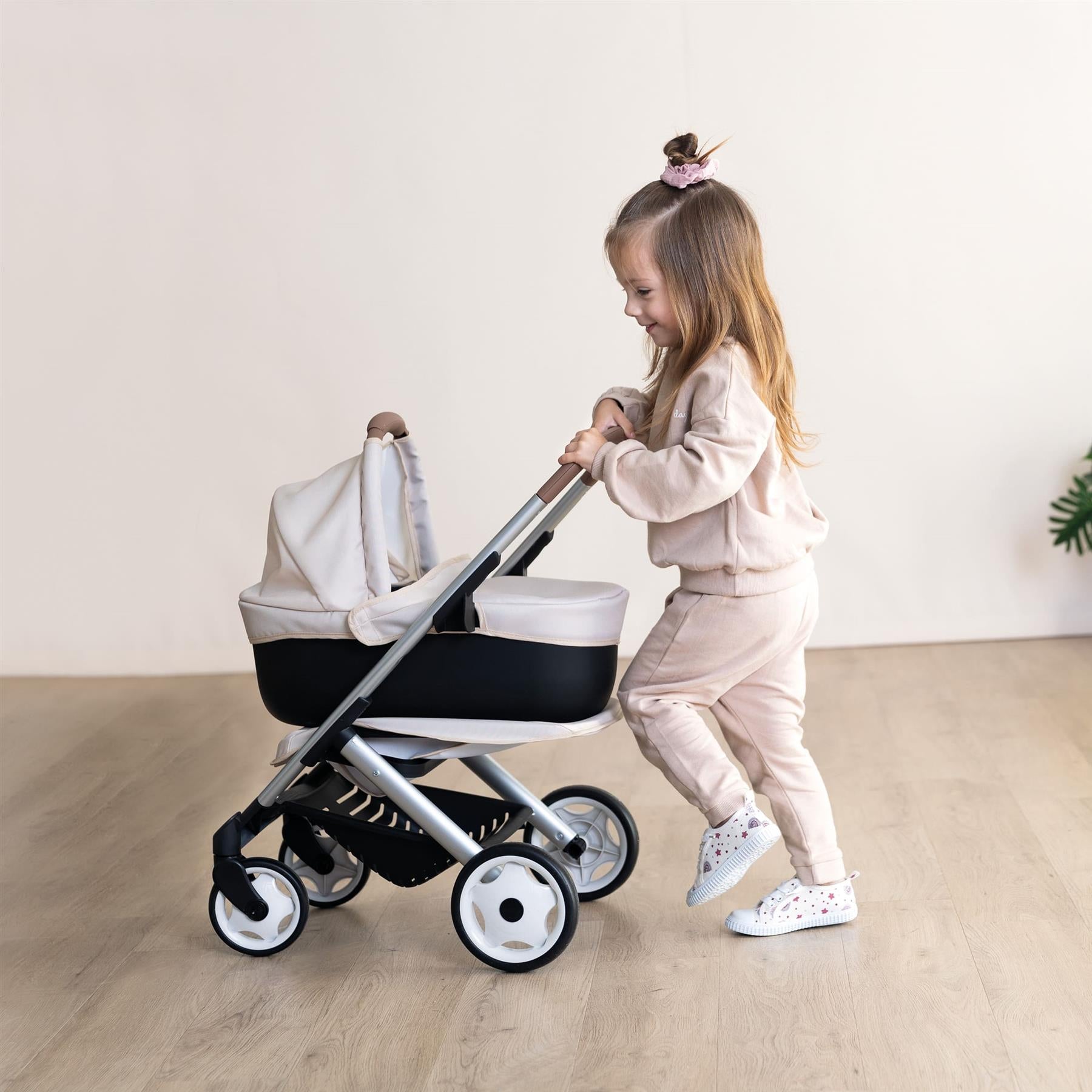 Smoby Maxi-Cosi 3 in 1 Pushchair and Pram Beige
