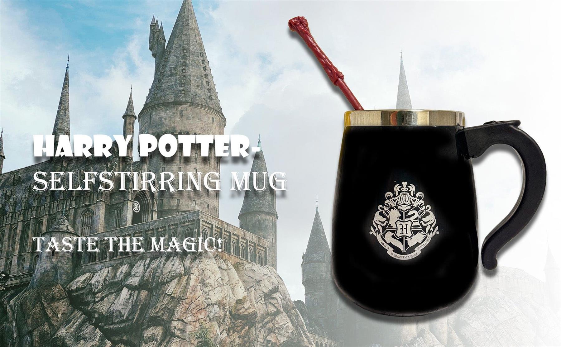 Harry Potter Self-Stirring Mug with Wand