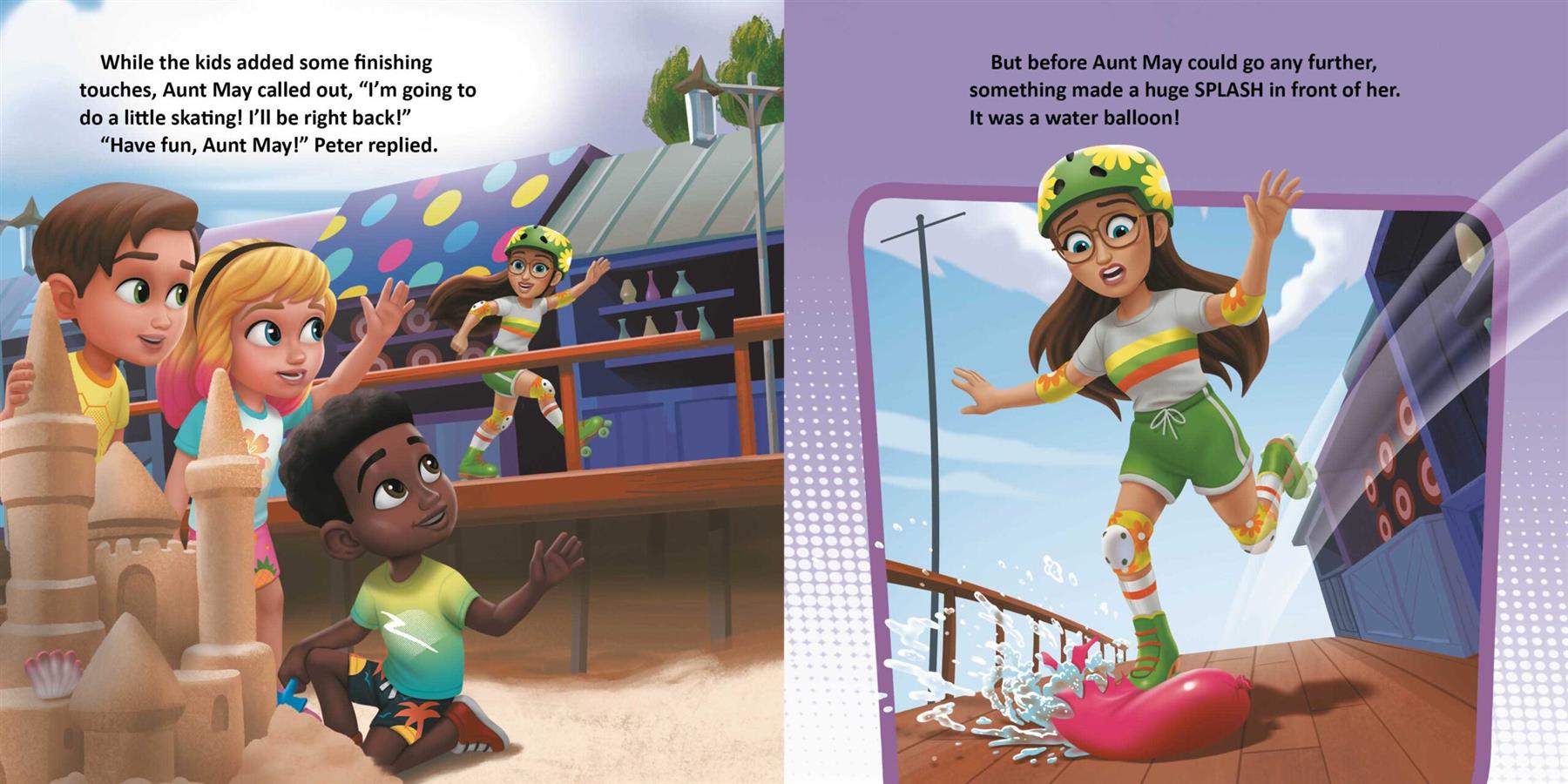 Marvel Spidey & His Amazing Friends Storybook and Colour Your Own Squishy