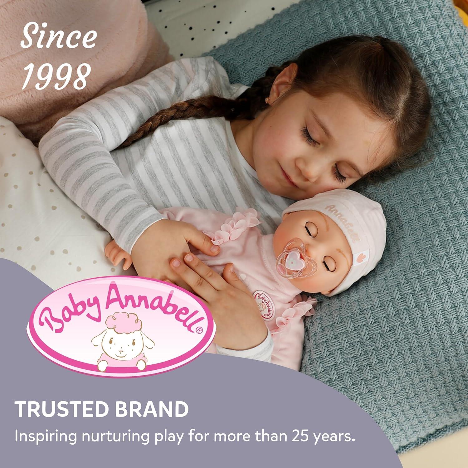 Baby Annabell Soft 36cm Baby Doll with Sleeping Eyes - Alex