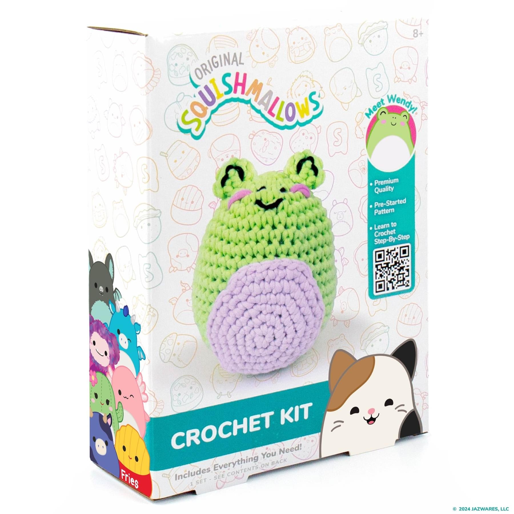 Original Squishmallows - Wendy the Frog Crochet Kit