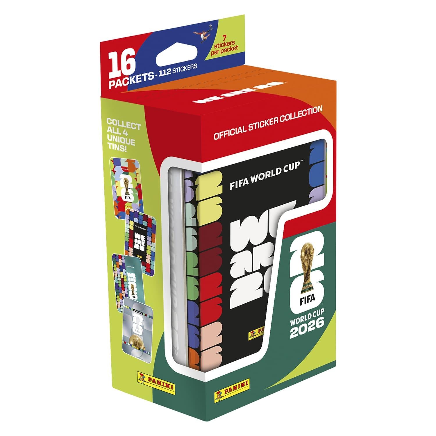 FIFA World Cup 2026 Sticker Collection Mega Tin Assortment