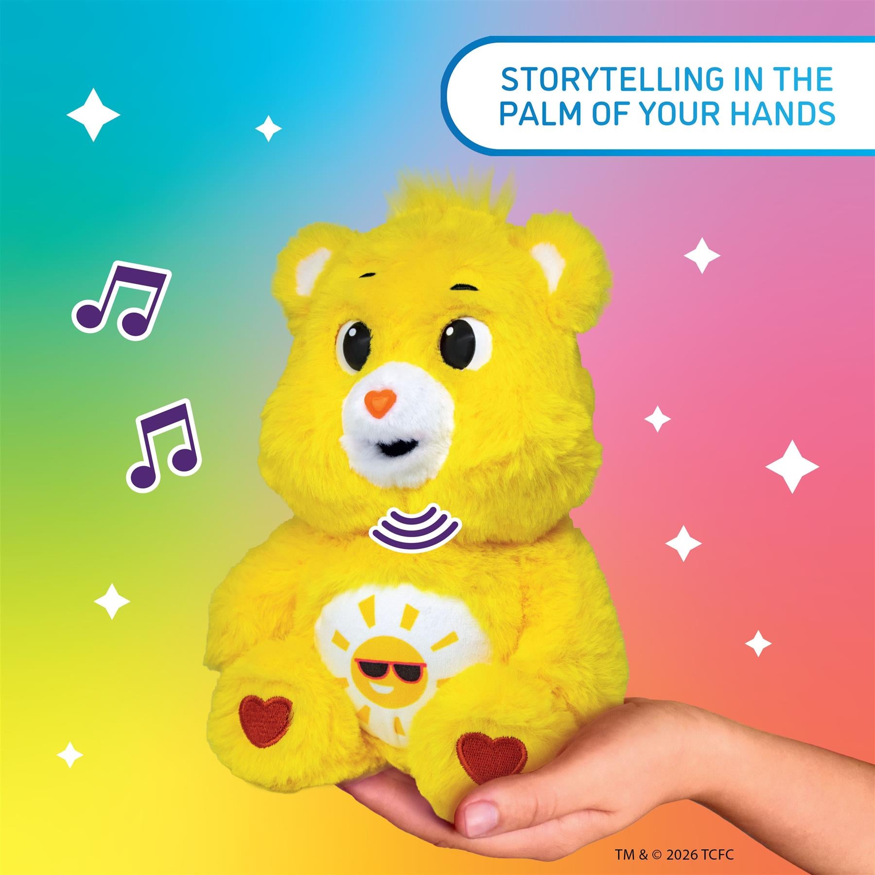 Care Bear Funshine Palm Puppetronic Plush