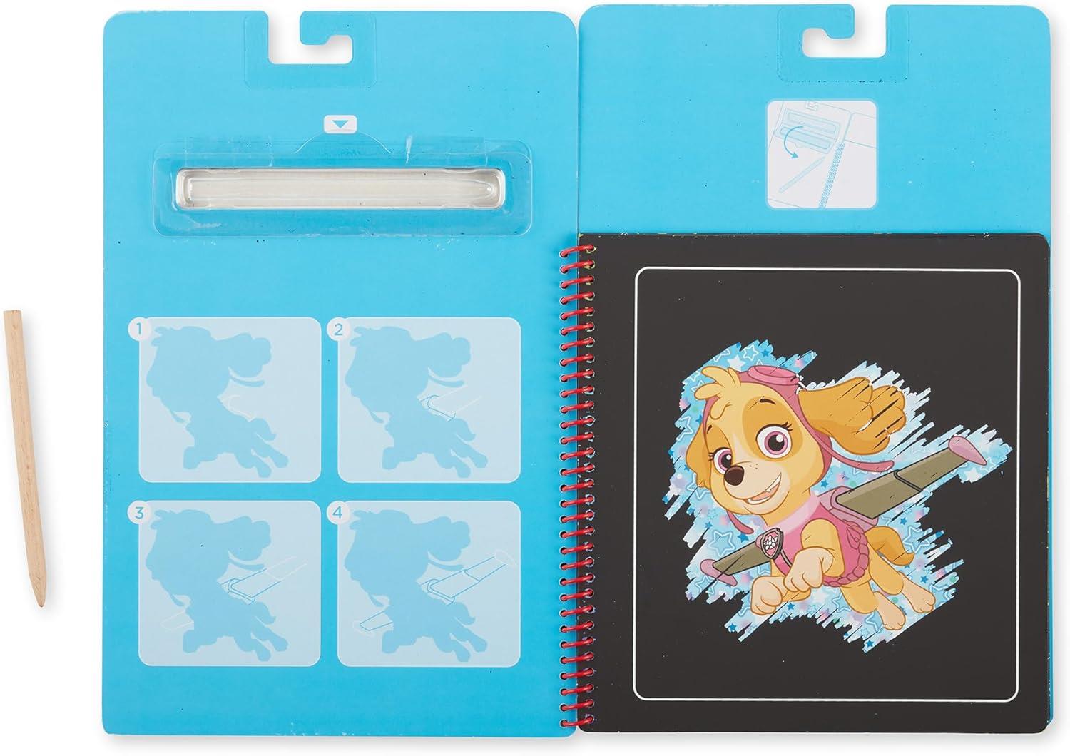 Melissa and Doug Paw Patrol Scratch Art Pad Skye