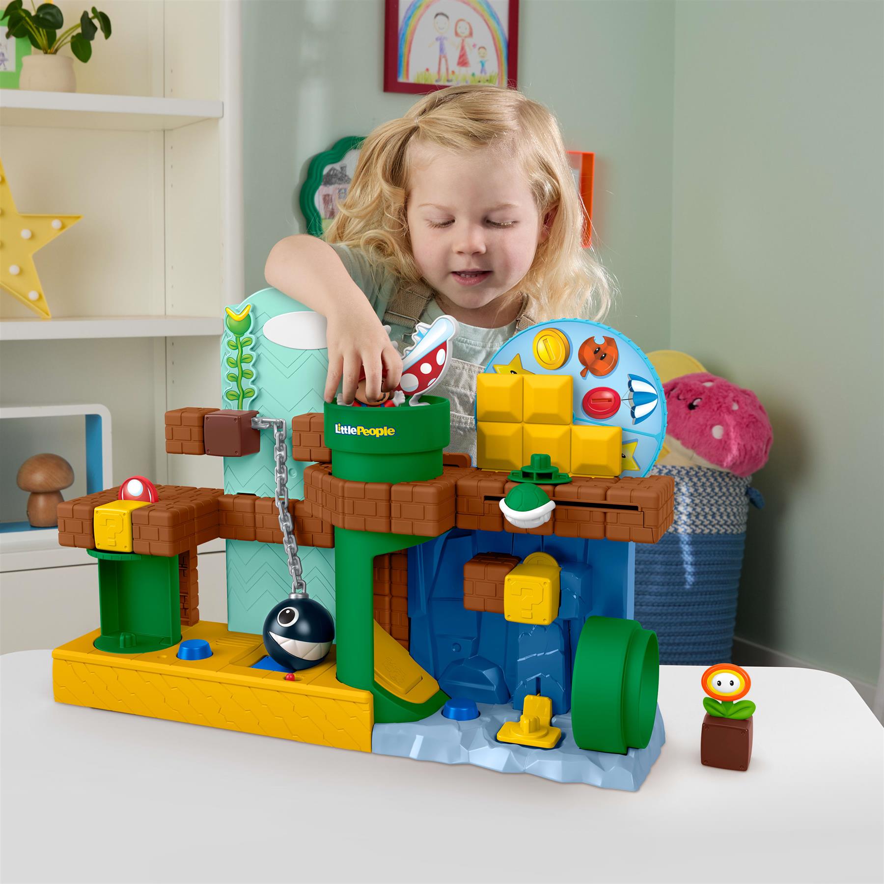 Fisher-Price Little People My Mario Adventure Playset
