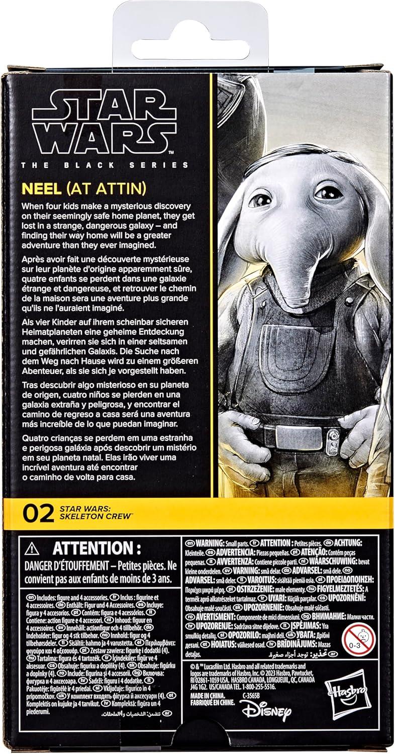 Star Wars The Black Series 6 Inch Skeleton Crew Figure - Neel At Attin