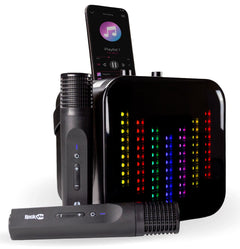 PDT RockJam Karaoke Machine with Two Wireless Microphones