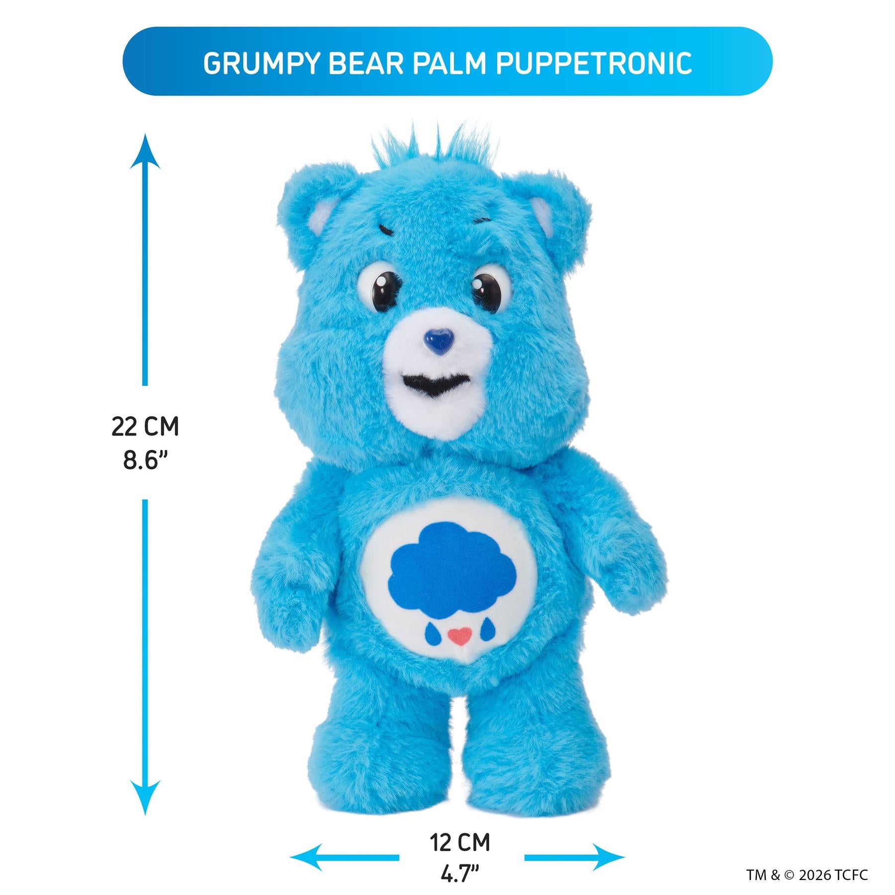 Care Bears Grumpy Palm Puppetronic Plush