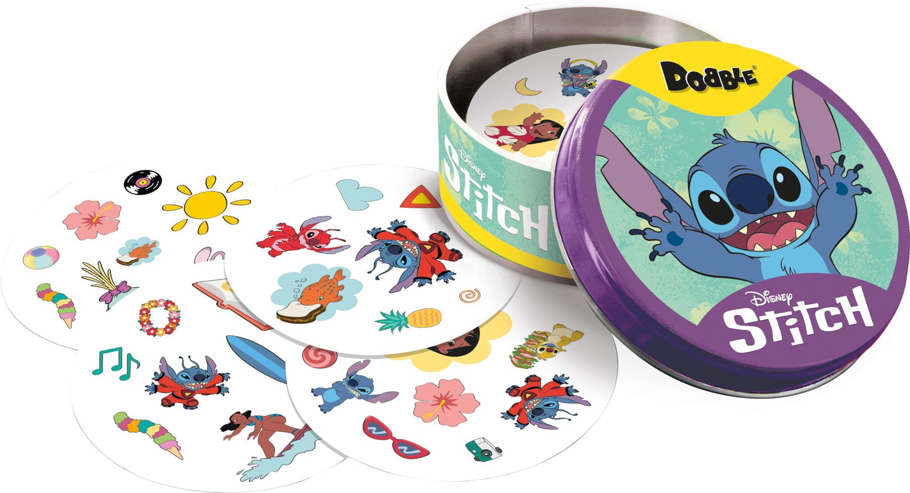 Disney Stitch Dobble Spot The Match Card Game
