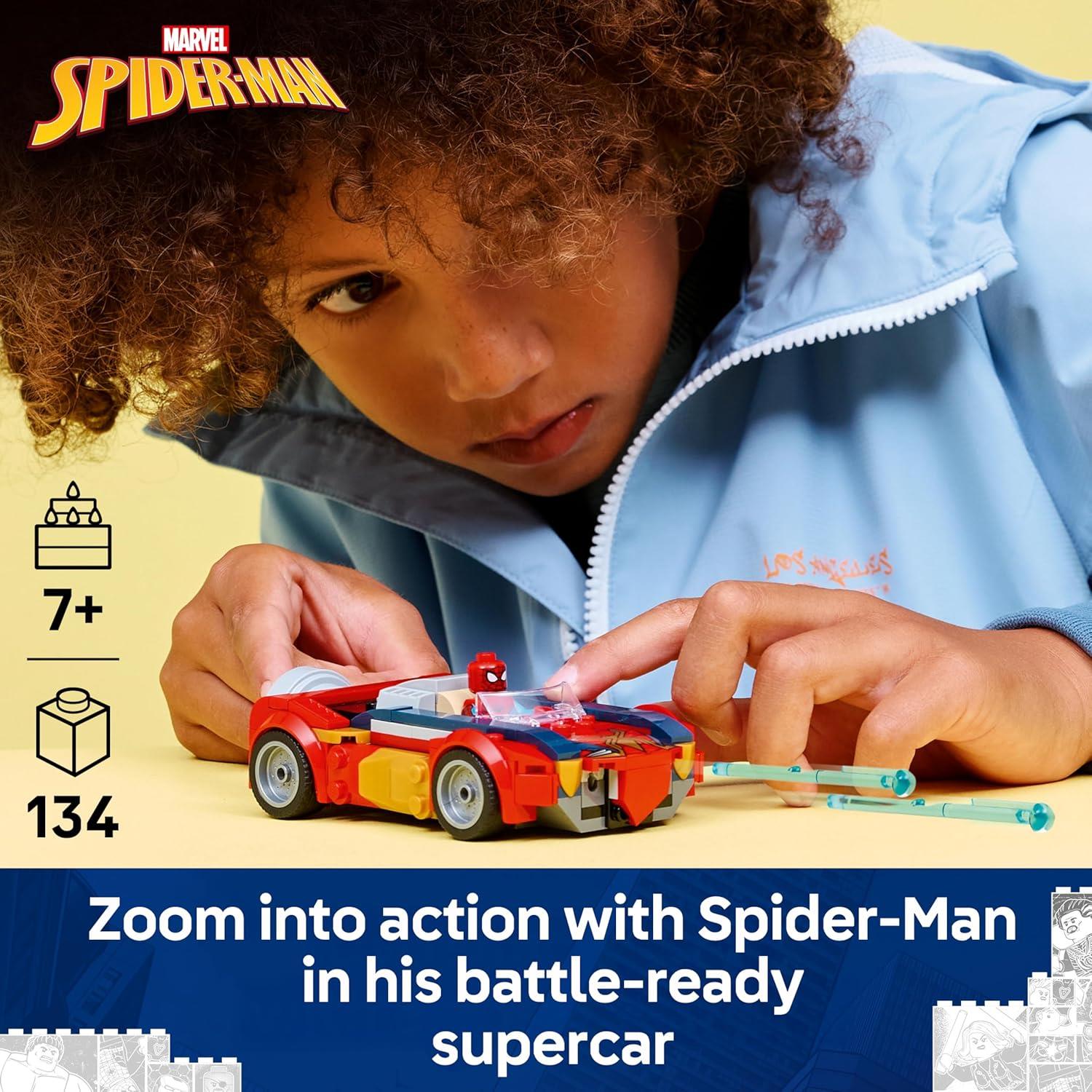 LEGO Marvel Spider-Man Car vs. Venomized Wolverine 76336