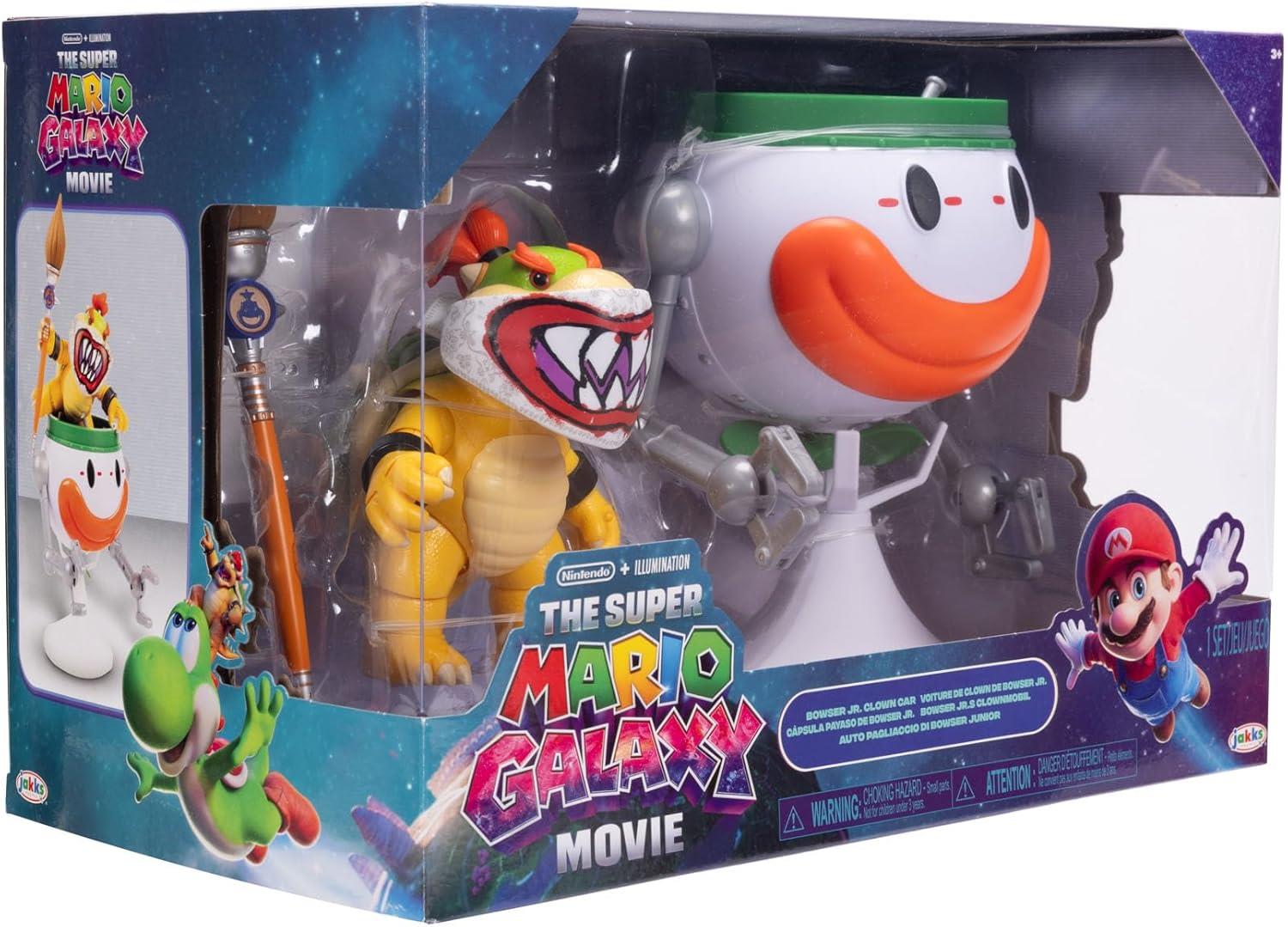 Super Mario Galaxy Movie Figure with Clown Car – Bowser Jr.