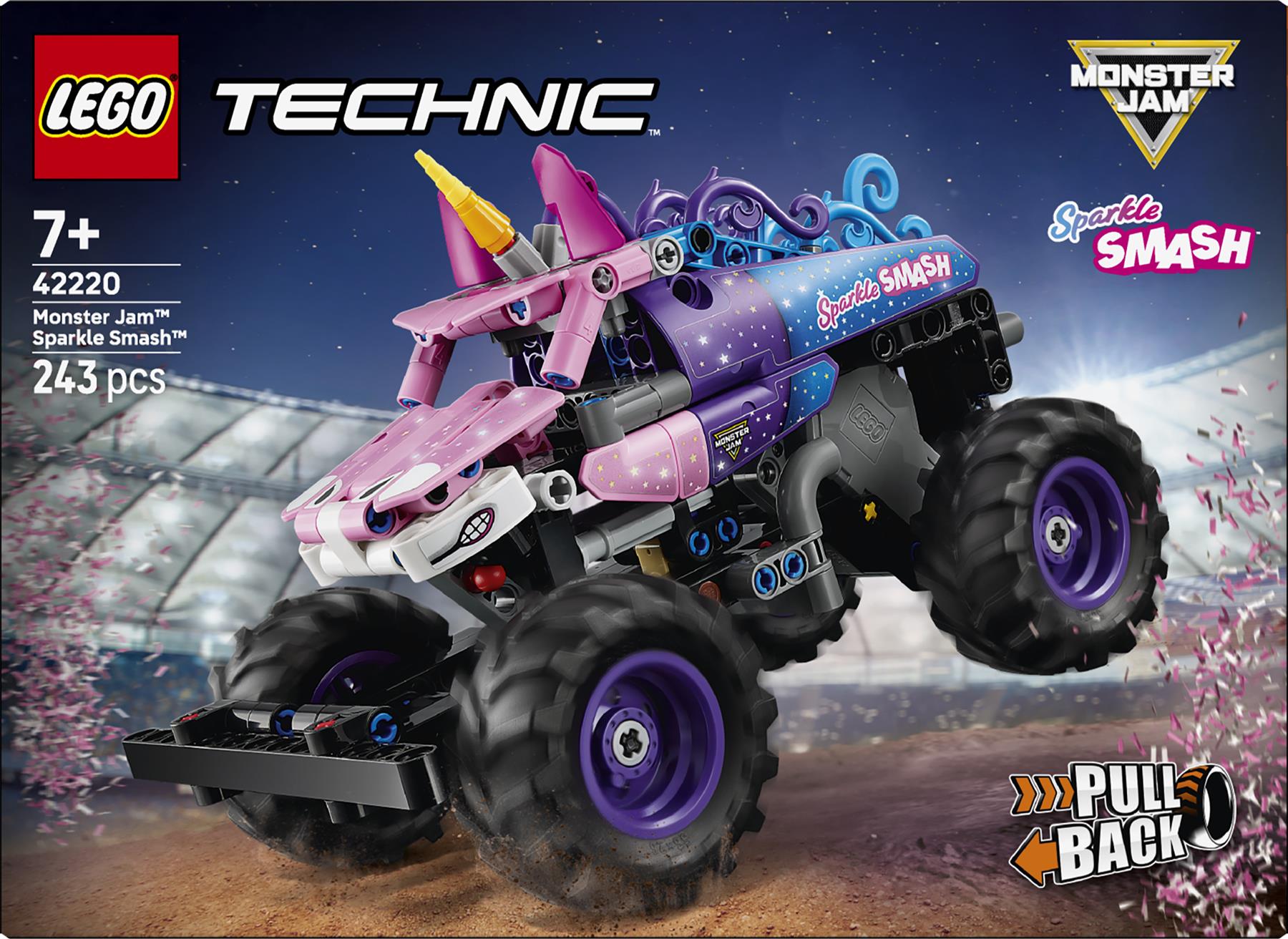 LEGO Technic Monster Jam Sparkle Smash Pull-Back 42220