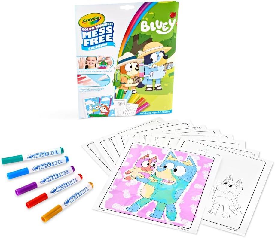 Crayola Colour Wonder - Bluey Colouring Mess-Free Book
