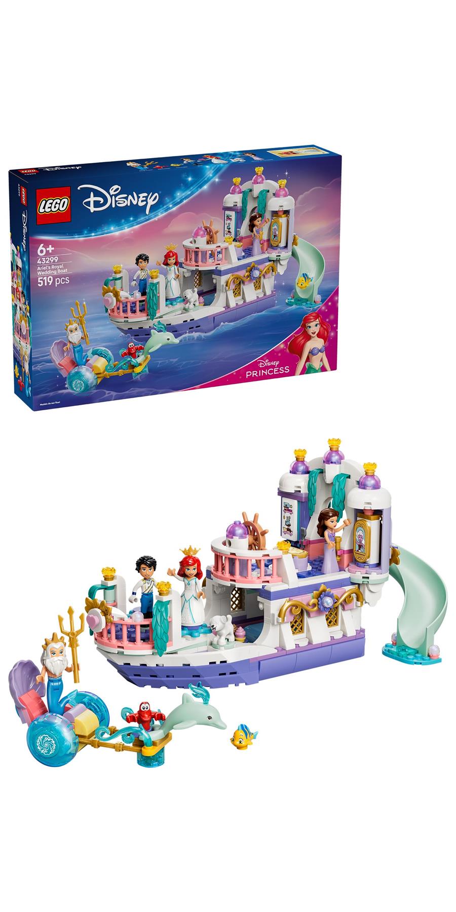 LEGO Disney Ariel's Royal Wedding Boat 43299